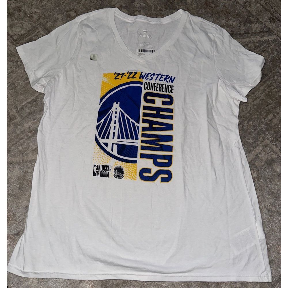 Women's XL golden state‎ warriors v neck